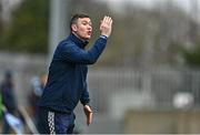 19 March 2023; Laois manager Willie Maher during the Allianz Hurling League Division 1 Group B match between Dublin and Laois at Parnell Park in Dublin. Photo by Sam Barnes/Sportsfile