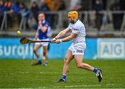 19 March 2023; Laois goalkeeper Enda Rowland during the Allianz Hurling League Division 1 Group B match between Dublin and Laois at Parnell Park in Dublin. Photo by Sam Barnes/Sportsfile