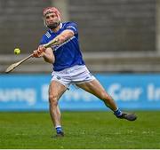 19 March 2023; Jack Kelly of Laois during the Allianz Hurling League Division 1 Group B match between Dublin and Laois at Parnell Park in Dublin. Photo by Sam Barnes/Sportsfile