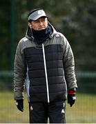 22 March 2023; Japan head coach Tomoya Takahashi before the Under-19 Rugby International match between Ireland and Japan at Lakelands Park in Dublin. Photo by Harry Murphy/Sportsfile