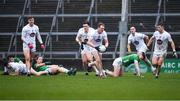19 March 2023; Paul Cribbin of Kildare, centre, during the Allianz Football League Division 2 match between Limerick and Kildare at TUS Gaelic Grounds in Limerick. Photo by Tyler Miller/Sportsfile