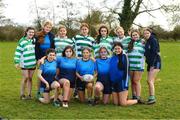 22 March 2023; Eureka Secondary School Kells Co Meath at the Leinster Rugby Girls x7s Finals Day at Cill Dara RFC in Kildare. Photo by Matt Browne/Sportsfile