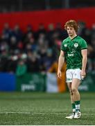 19 March 2023; Henry McErlean of Ireland during the U20 Six Nations Rugby Championship match between Ireland and England at Musgrave Park in Cork. Photo by David Fitzgerald/Sportsfile