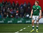 19 March 2023; Hugh Gavin of Ireland during the U20 Six Nations Rugby Championship match between Ireland and England at Musgrave Park in Cork. Photo by David Fitzgerald/Sportsfile