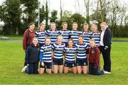 22 March 2023; Loreto Secondary School Navan, Co Meath, team at the Leinster Rugby Girls x7s Finals Day at Cill Dara RFC in Kildare. Photo by Matt Browne/Sportsfile