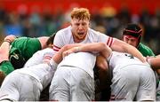 19 March 2023; Lewis Chessum of England during the U20 Six Nations Rugby Championship match between Ireland and England at Musgrave Park in Cork. Photo by David Fitzgerald/Sportsfile