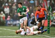 19 March 2023; Gus McCarthy of Ireland during the U20 Six Nations Rugby Championship match between Ireland and England at Musgrave Park in Cork. Photo by David Fitzgerald/Sportsfile