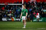 19 March 2023; Hugh Cooney of Ireland during the U20 Six Nations Rugby Championship match between Ireland and England at Musgrave Park in Cork. Photo by David Fitzgerald/Sportsfile