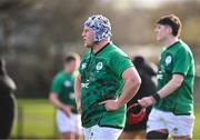 22 March 2023; Theo Bishop of Ireland after his side's defeat in the Under-19 Rugby International match between Ireland and Japan at Lakelands Park in Dublin. Photo by Harry Murphy/Sportsfile