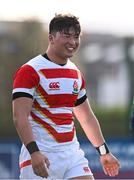 22 March 2023; Tomonosuke Shiromabu of Japan after his side's victory in during the Under-19 Rugby International match between Ireland and Japan at Lakelands Park in Dublin. Photo by Harry Murphy/Sportsfile