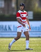 22 March 2023; Keito Tanaka of Japan during the Under-19 Rugby International match between Ireland and Japan at Lakelands Park in Dublin. Photo by Harry Murphy/Sportsfile