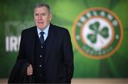 22 March 2023; Chairman of the FAI international and high performance committee Packie Bonner before the international friendly match between Republic of Ireland and Latvia at Aviva Stadium in Dublin. Photo by Stephen McCarthy/Sportsfile