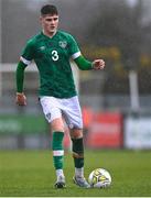 22 March 2023; Alex Murphy of Republic of Ireland during the UEFA European Under-19 Championship Elite Round match between Republic of Ireland and Slovakia at Ferrycarrig Park in Wexford. Photo by Piaras Ó Mídheach/Sportsfile