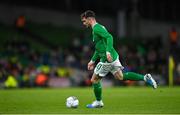 22 March 2023; Troy Parrott of Republic of Ireland during the international friendly match between Republic of Ireland and Latvia at the Aviva Stadium in Dublin. Photo by Seb Daly/Sportsfile