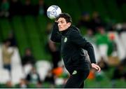 22 March 2023; Republic of Ireland coach Keith Andrews before the international friendly match between Republic of Ireland and Latvia at Aviva Stadium in Dublin. Photo by Stephen McCarthy/Sportsfile