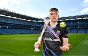 23 March 2023; Galway U20 captain Adam Nolan stands for a portrait during the ONEILLS.COM Under-20 All Ireland Hurling Championship Launch 2023 at Croke Park in Dublin. Photo by Sam Barnes/Sportsfile