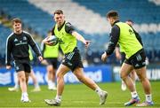 23 March 2023; Lee Barron, centre, during a Leinster Rugby captain's run at the RDS Arena in Dublin. Photo by Harry Murphy/Sportsfile