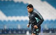 23 March 2023; Michael Ala'alatoa during a Leinster Rugby captain's run at the RDS Arena in Dublin. Photo by Harry Murphy/Sportsfile