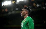 22 March 2023; Chiedozie Ogbene of Republic of Ireland during the international friendly match between Republic of Ireland and Latvia at Aviva Stadium in Dublin. Photo by Stephen McCarthy/Sportsfile