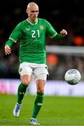 22 March 2023; Will Smallbone of Republic of Ireland during the international friendly match between Republic of Ireland and Latvia at Aviva Stadium in Dublin. Photo by Brendan Moran/Sportsfile