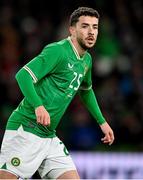 22 March 2023; Mikey Johnston of Republic of Ireland during the international friendly match between Republic of Ireland and Latvia at Aviva Stadium in Dublin. Photo by Brendan Moran/Sportsfile
