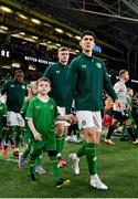 22 March 2023; Callum O’Dowda of Republic of Ireland walks out before the international friendly match between Republic of Ireland and Latvia at Aviva Stadium in Dublin. Photo by Stephen McCarthy/Sportsfile