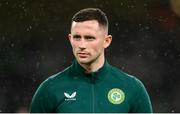 22 March 2023; Alan Browne of Republic of Ireland before the international friendly match between Republic of Ireland and Latvia at Aviva Stadium in Dublin. Photo by Stephen McCarthy/Sportsfile