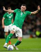 22 March 2023; Alan Browne of Republic of Ireland during the international friendly match between Republic of Ireland and Latvia at Aviva Stadium in Dublin. Photo by Michael P Ryan/Sportsfile
