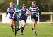 22 March 2023; Robyn O'Connor of Loreto Secondary School Wexford during a senior group match between Loreto Secondary School, Navan, Co Meath v Loreto Secondary School Wexford at the Leinster Rugby Girls x7s Finals Day at Cill Dara RFC in Kildare. Photo by Matt Browne/Sportsfile