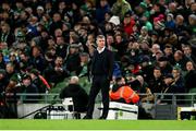 22 March 2023; Republic of Ireland manager Stephen Kenny during the international friendly match between Republic of Ireland and Latvia at Aviva Stadium in Dublin. Photo by Michael P Ryan/Sportsfile