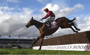 17 March 2023; Minella Indo, with Mark Walsh up, during the Boodles Cheltenham Gold Cup on day four of the Cheltenham Racing Festival at Prestbury Park in Cheltenham, England. Photo by Harry Murphy/Sportsfile