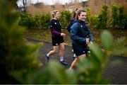 21 March 2023; Brittany Hogan during Ireland women's squad training at the IRFU High Performance Centre at the Sport Ireland Campus in Dublin. Photo by Ramsey Cardy/Sportsfile