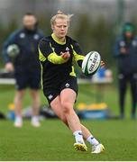 21 March 2023; Dannah O’Brien during Ireland women's squad training at the IRFU High Performance Centre at the Sport Ireland Campus in Dublin. Photo by Ramsey Cardy/Sportsfile