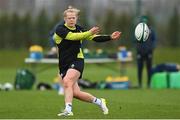 21 March 2023; Dannah O’Brien during Ireland women's squad training at the IRFU High Performance Centre at the Sport Ireland Campus in Dublin. Photo by Ramsey Cardy/Sportsfile