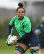 21 March 2023; Grace Moore during Ireland women's squad training at the IRFU High Performance Centre at the Sport Ireland Campus in Dublin. Photo by Ramsey Cardy/Sportsfile