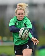 21 March 2023; Vicky Irwin during Ireland women's squad training at the IRFU High Performance Centre at the Sport Ireland Campus in Dublin. Photo by Ramsey Cardy/Sportsfile