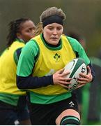 21 March 2023; Fiona Tuite during Ireland women's squad training at the IRFU High Performance Centre at the Sport Ireland Campus in Dublin. Photo by Ramsey Cardy/Sportsfile