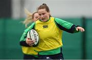 21 March 2023; Méabh Deely during Ireland women's squad training at the IRFU High Performance Centre at the Sport Ireland Campus in Dublin. Photo by Ramsey Cardy/Sportsfile