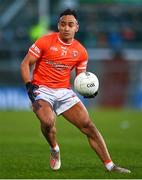 18 March 2023; Jemar Hall of Armagh during the Allianz Football League Division 1 match between Armagh and Galway at Box-It Athletic Grounds in Armagh. Photo by Ben McShane/Sportsfile