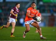 18 March 2023; Jemar Hall of Armagh during the Allianz Football League Division 1 match between Armagh and Galway at Box-It Athletic Grounds in Armagh. Photo by Ben McShane/Sportsfile