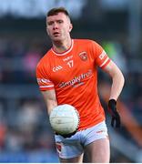 18 March 2023; Ross McQuillan of Armagh during the Allianz Football League Division 1 match between Armagh and Galway at Box-It Athletic Grounds in Armagh. Photo by Ben McShane/Sportsfile