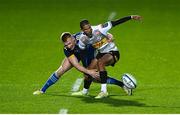 24 March 2023; Manie Libbok of DHL Stormers is tackled by Ciarán Frawley of Leinster during the United Rugby Championship match between Leinster and DHL Stormers at the RDS Arena in Dublin. Photo by Stephen McCarthy/Sportsfile