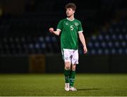 24 March 2023; Niall Holohan of Republic of Ireland during the Under-18 Schools Cententary Shield International match between Republic of Ireland and England at Athlone Town Stadium in Westmeath. Photo by Piaras Ó Mídheach/Sportsfile