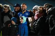 24 March 2023; Dave Kearney of Leinster and family after the United Rugby Championship match between Leinster and DHL Stormers at the RDS Arena in Dublin. Photo by Stephen McCarthy/Sportsfile