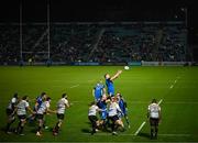 24 March 2023; Ross Molony of Leinster takes possession in a lineout during the United Rugby Championship match between Leinster and DHL Stormers at the RDS Arena in Dublin. Photo by Stephen McCarthy/Sportsfile