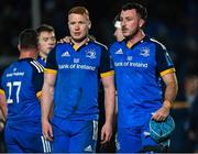 24 March 2023; Ciarán Frawley and Will Connors of Leinster after the United Rugby Championship match between Leinster and DHL Stormers at the RDS Arena in Dublin. Photo by Harry Murphy/Sportsfile