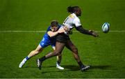 24 March 2023; Seabelo Senatla of DHL Stormers is tackled by Rob Russell of Leinster during the United Rugby Championship match between Leinster and DHL Stormers at the RDS Arena in Dublin. Photo by Stephen McCarthy/Sportsfile