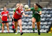 25 March 2023; Eimear Kiely of Cork in action against Olivia Gore of Meath during the Lidl Ladies National Football League Division 1 Round 7 match between Cork and Meath at Pairc Ui Rinn in Cork. Photo by Eóin Noonan/Sportsfile