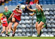25 March 2023; Doireann O'Sullivan of Cork in action against Máire O'Shaughnessy of Meath during the Lidl Ladies National Football League Division 1 Round 7 match between Cork and Meath at Pairc Ui Rinn in Cork. Photo by Eóin Noonan/Sportsfile