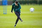 25 March 2023; Mikey Johnston during a Republic of Ireland training session at the FAI National Training Centre in Abbotstown, Dublin. Photo by Stephen McCarthy/Sportsfile